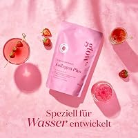 Glow25® Collagen Plus Pulver Strawberry [450g] – Kollagen Hydrolysat mit Vitamin C, Zink und Biotin – Peptide Typ 1 und 3 – Speziell für Wasser entwickelt – Mit Erdbeer-Geschmack – Ansicht 6