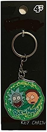 Hot Properties Rick and MOTRY, Officially Licensed Original Artwork, Metal Keychain