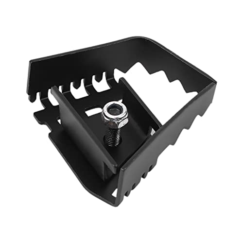 Akozon Bremshebel vergrößern, Motorcycle Fußbremspedal hinten vergrößern Verlängerungskissen Extender Fit für F800GS F700GS(Schwarz)