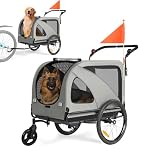 Fiximaster – Fiximaster 2-in-1 XXL Fahrradanhänger für Hunde, Faltbarer H