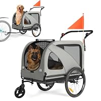 Fiximaster – Fiximaster 2-in-1 XXL Fahrradanhänger für Hunde, Faltbarer H