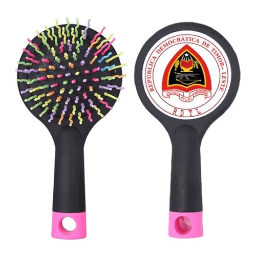 Brosse à cheveux démêlante Timor oriental un cadeau symbolique avec base coussin