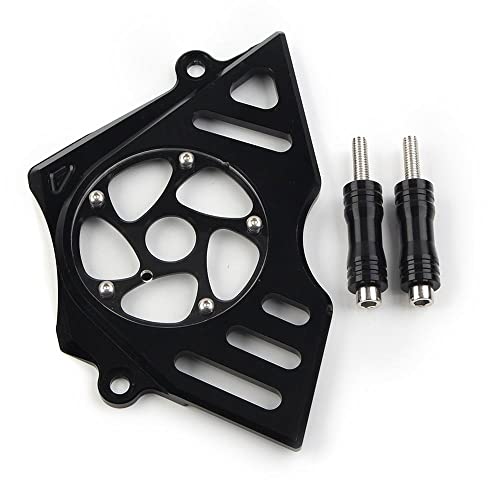 LIRU Motorcycle Front Sprocket Cover Chain Protector Guard CNC Aluminium ?6061-T6 for HONDA CBR250 2011-2014, CBR250R 2010-2013 Black