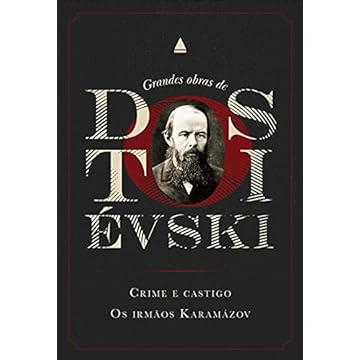 Capa do livro Grandes obras de Dostoiévski - Crime e castigo e Os irmãos Karamazov