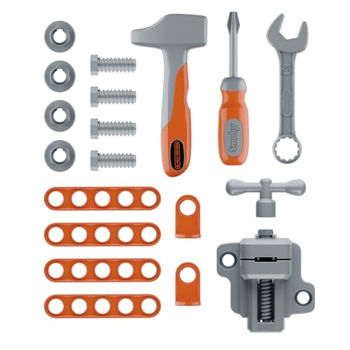 Smoby - Black+Decker - Diable Bricolo - Jouet d'Imitation - Facile à Tranporter - 18 Accessoires Inclus - A Partir de 3 Ans - Fabrication Française