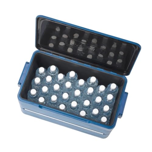 Image of Coleman Snap 'N Go 35-Quart Collapsible Hard Cooler, Portable Hard-Sided Cooler with Waterproof Removable Liner, Spacing-Saving & Quick Set Up, 48 Hours Cold, Sapphire Blue