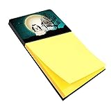 Halloween Scary Shih Tzu Black & White Sticky Note Holder