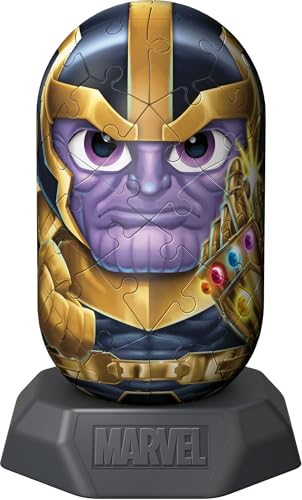 Ravensburger Puzzle 3D Hylkies Édition Marvel Figurine n°23 Thanos Adultes et Enfants 54 pièces numérotées à Assembler sans Colle Support Inclus Marvel 12008010 - vue 3