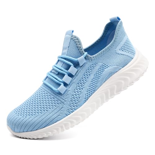 Womens Walking Shoes Running Tennis Sneakers Non-Slip Casual Sports Comfortable Lightweight Breathable Gym Workout