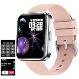 findtime Smartwatch Telefonieren mit Lautsprecher,Fitnessuhr Damen Herren, Kalorienzähler Armband,Blutdruck Pulsuhr Schrittzähler Sportuhr,Whatsapp Fähig,1.69 Zoll Touchscreen,Fitness Tracker Laufuhr