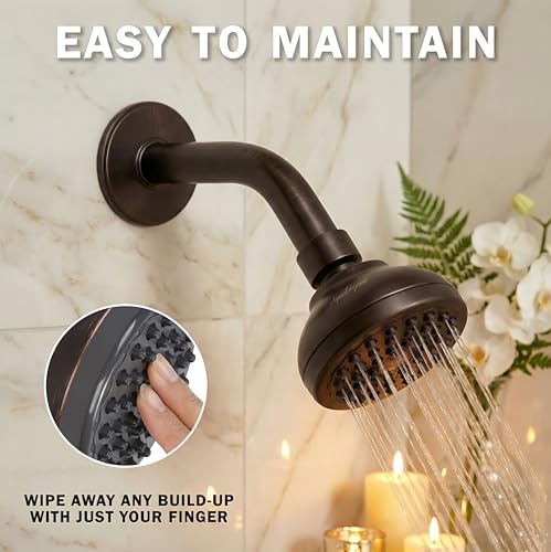 Aqua Elegante Pressure Boosting Shower Head - 1.8 GPM - Oil-Rubbed Bronze by Aqua Elegante - Used condition - Image 6