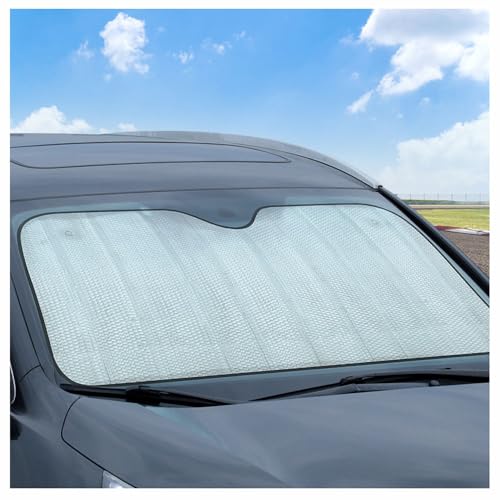 MMDXDLX Windshield Sun Shade for Discovery Sport 2014-2022 2023 2024 2025 L550 L663,Car Windscreen Cover,Screen Protector Shade,Foldable Car Windshield,Keeping Your Vehicle Cooler,S-60 * 130cm
