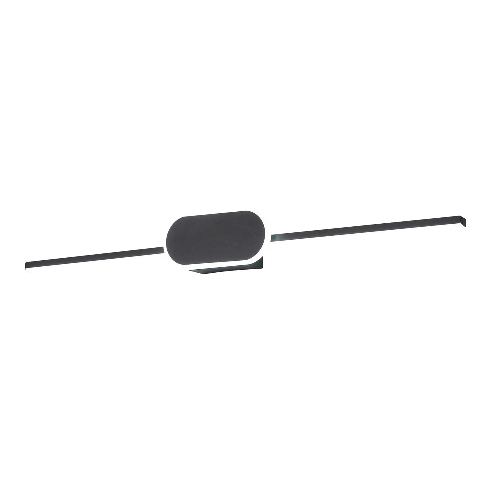 Lámpara de pared LED moderna con acabado negro premium para decoración de cuadros y salones