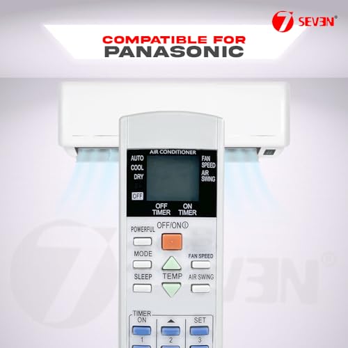 Image of 7SEVEN Compatible for Panasonic AC Remote Original 29C Model 1 1.5 2 Ton Split or Window Air Conditioner