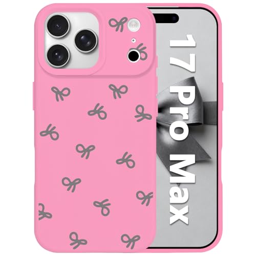 Coque iPhone 17 Pro Max rayures évitées motif rose