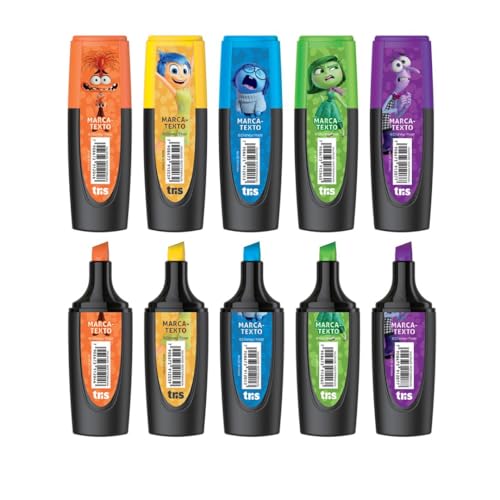 Marca Texto Mini Neon 5 Cores - Divertidamente