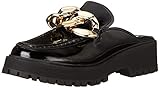 Steve Madden Women's Miri Loafer, Black Patent, 7