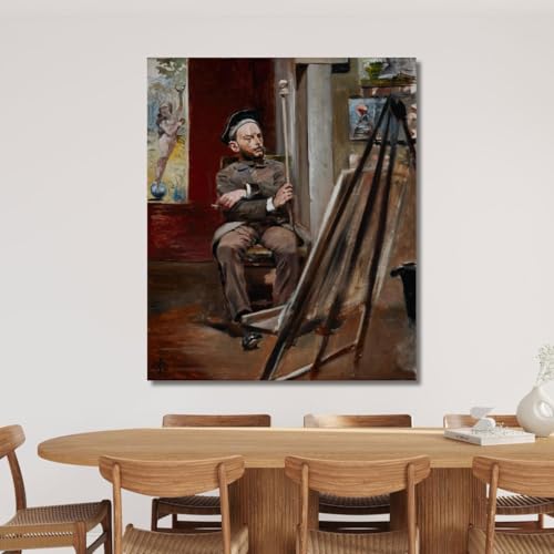 Tableau Portrait de Stanislao Tondos Jacek Malczewski encadré Fine Art