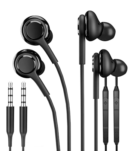 3.5mm�L���w�b�h�Z�b�g�i�}�C�N�t���jPC�E�m�[�g�p�\�R���E�Q�[���p�C���z���i2�p�b�N�j�Ή�Samsung Galaxy S10 �q���E�w�Z�p Chromebook�Ή� �Q�[�~���O�C���z��
