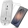 Paquete de 2 protectores de pantalla de vidrio templado para Samsung Galaxy A57 [kit de instalación fácil con eliminación de polvo] dureza 9H, resistente a rayaduras, resistente a huellas, ultra HD transparente 2