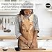 OTOTO Aproo Kitchen Set – Oven Mitts and Chef Apron with Pockets, Cute Cooking Accessories, Funny Kitchen Gift, Kangaroo (Brown Aproo Set)