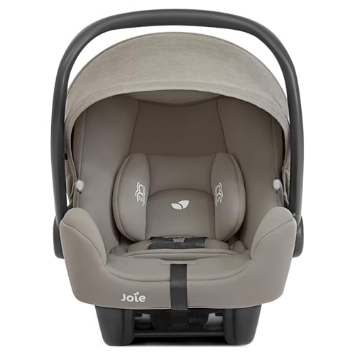 Image of Joie Ginger LX Stroller and Rue Infant Car Seat Travel System with Anti-Rebound Base and All-Wheel Suspension (Dove)