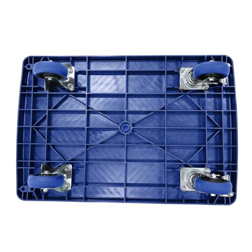 Carretilla plegable con capacidad 880 lbs y ruedas giratorias miniatura 4