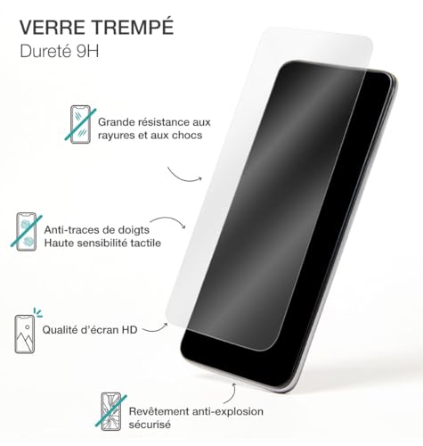 Protector de pantalla BIGBEN para Huawei Y6 2019 NFC cristal templado 9H 2