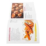 Lurrose Libro de Recetas en Inglés para Freidora de Aire, Formato Compacto y Portátil, Compatible Varias Marcas, Recetas Fáciles y Saludables para Airfryer, Accesorio Cocina Esencial
