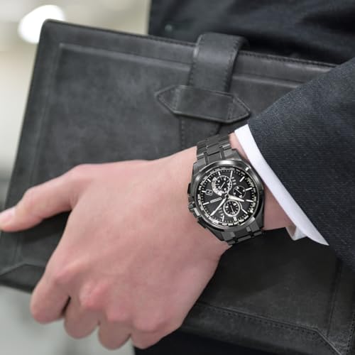 [シチズン]CITIZEN 腕時計 ATTESA アテッサ Eco-Drive エコ・ドライブ 電波時計 ダイレクトフライト DLC仕様 AT8044-56E メンズ 商品画像4
