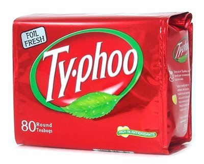 Typhoo Tea 80-Count Tea Bags, 8.82-Ounce (250g) Box