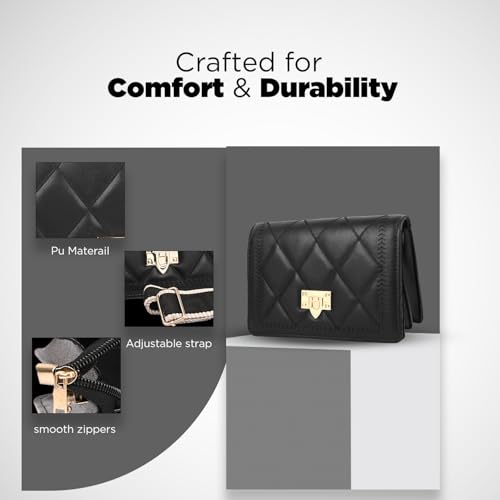 Image of SAGEWARE Casual Sling Purse for Women, Fashion Sling Bag, Sling Bag with Adjustable Strap | Designer Crossbody Purse for Girls & Women | Trendy Party, Casual & Office