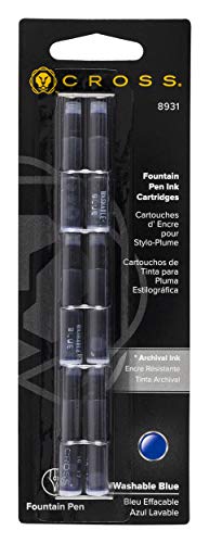 Cross - Cartucce (loeschbar) Blister da 6 pezzi