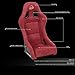 NRG Innovations NRG-FRP-303MAR-PRISMA Universal Fixed Back Bucket Racing Seat for 5-Point Harnesses, Size M, Maroon Alcantara Material, 22