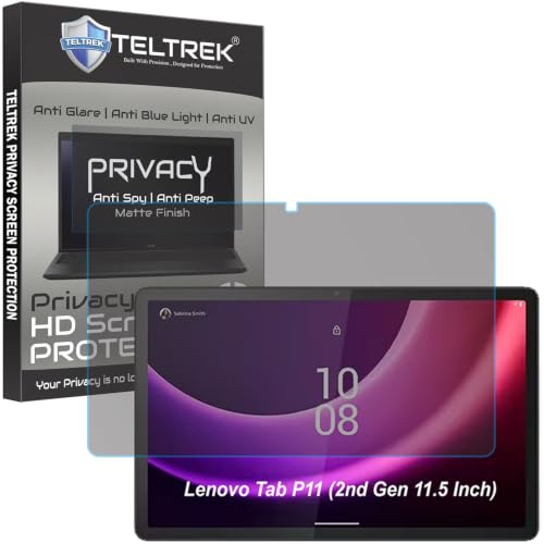Image of Privacy Matte Anti Peep Screen Guard Compatible With Lenovo Tab P11 Gen 2 / Lenovo Tab P11 2022 / Lenovo Tab P11 (2nd Gen) 11.5 inch Inch Tablet Screenguard Not a Tempered Glass Screen Protector
