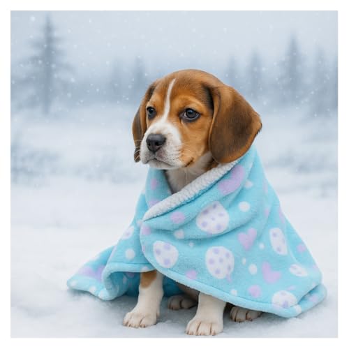 Manta Dupla Camada para Pet, Super Quente, Fofinha, Estilosa para Inverno