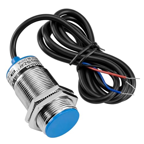 Heschen M30 Inductive Proximity Sensor Switch Shield Type LJ30A3-10-Z/AY Detector 10mm 10-30VDC 200mA PNP Normally Closed (NC) 3 Wire