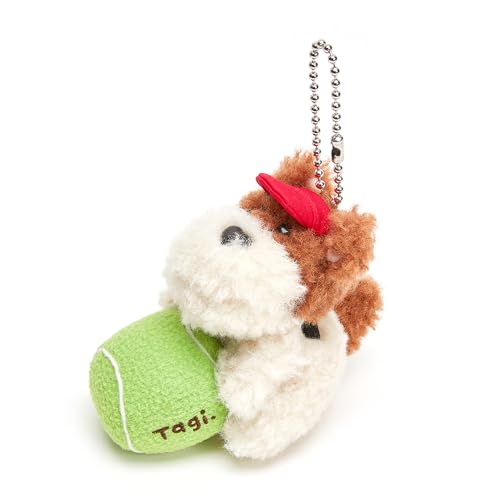 Pendentif tennis Haha & Popcorn bijou de raquette fun Tagi.