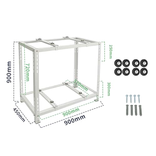 Universeller AC- Ständer, verzinkter Stahl, robuste Anti- Vibrations- Halterung für zentrale Klimaanlage und Mini- Split- Systeme-2