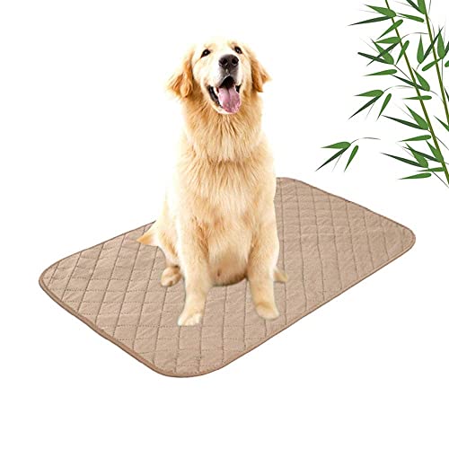 Natürliche Bambusfaser Hundekissen geruchsdicht auslaufsicher feuchtigkeitsresistent schnell saugfähig wiederverwendbar waschbar Pet Pee Pads für Hundetraining Cover