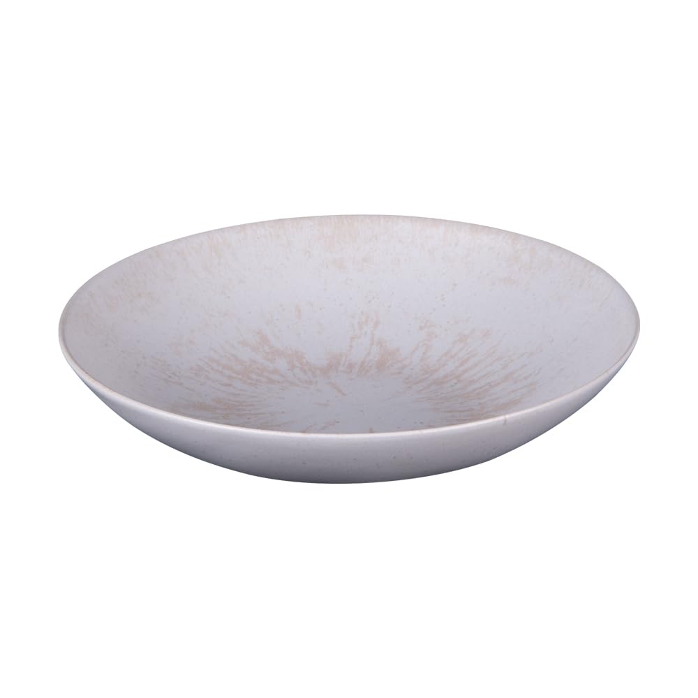 Assiette creuse Onyx 22 cm crème Table Passion (lot de 6) pour sublimer vos pâtes et sauces