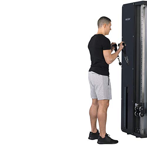 MAXXUS SmartGym H1 Kraftstation - Wandmontage, Doppelzugeinheit, Gewichtsplatten, 2 Handgriffe, 2 Kettenverlängerungen… – Bild 5
