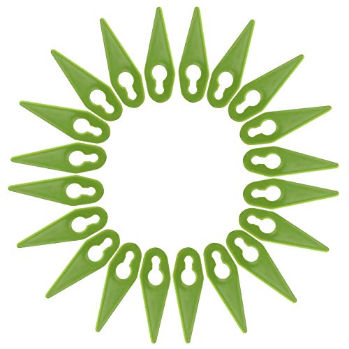 Spares2go Plastic Blades for Gtech ST01 ST02 ST04 ST05 ST20 Grass Trimmer Strimmer (Pack of 20)