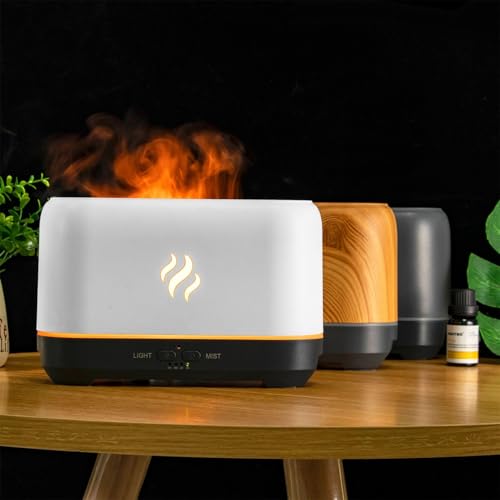 Difusor de Aceites Esenciales Flame, Humidificador Ultrasónico 200ml miniatura 3