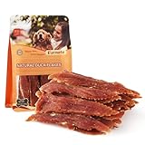 Furmate Duck Jerky Tenders w/1% Taurine, Natural Duck Jerky Strips Dog Treats, Dog Training Rewards Snacks High Protein Easy to Digest, Rawhide-Free, Gluten-Free, for All Life Stage Dogs,10.58 oz