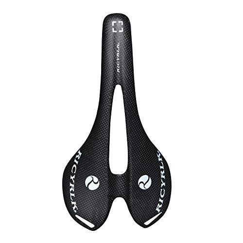 Ricyrlk 3K Full Carbon Super Light Road Bike Seat Carbon Fiber Cycling Bicycle Mtb Saddles Seat For Womens And Mens Front Seat #TOP4