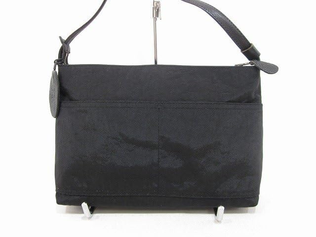 IBIZA イビサ　ショルダーバッグ 2way ナイロン　レザー　クロコ型押し b67891dae133ae037057f158534c39