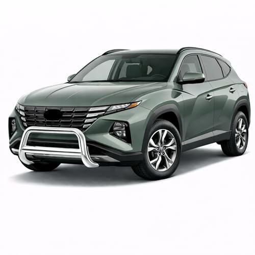 Image of Black Horse A Bar No Skid Plate Stainless Steel Compatible with 2019-2021 Hyundai Tucson-CBS-HYB6402