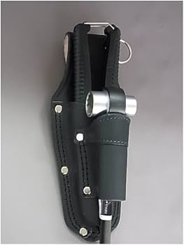 Amazon.co.jp: 鳶壱 黒革 ツールホルダー ミニカッター・ラチェット