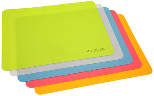 Thin and Portable Food Silicone Placemats for Kids and Babies, for Dining, Restaurants